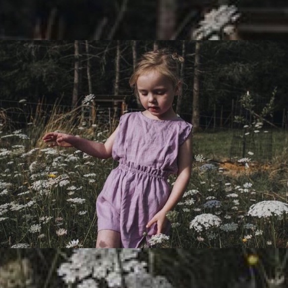 3-4T Linen Cropped Tank - Picture 5 of 6